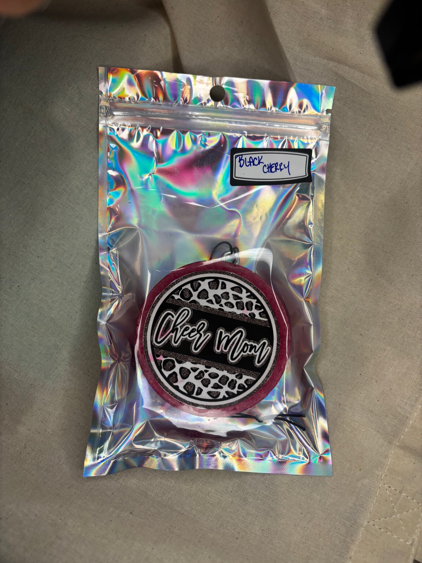 Cheer Mom Car Freshie-Black Cherry