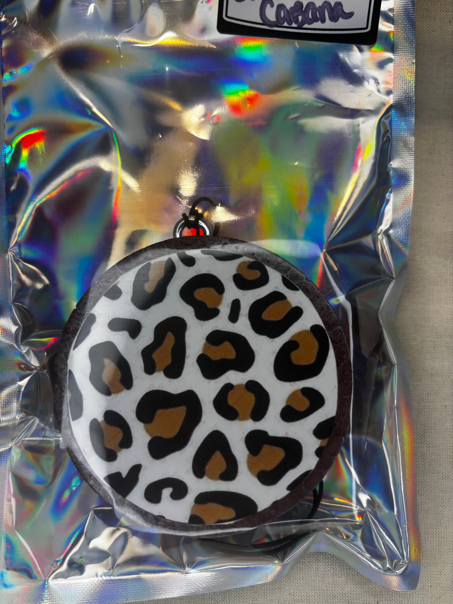 Leopard Print Car Freshie-Banana Cabana