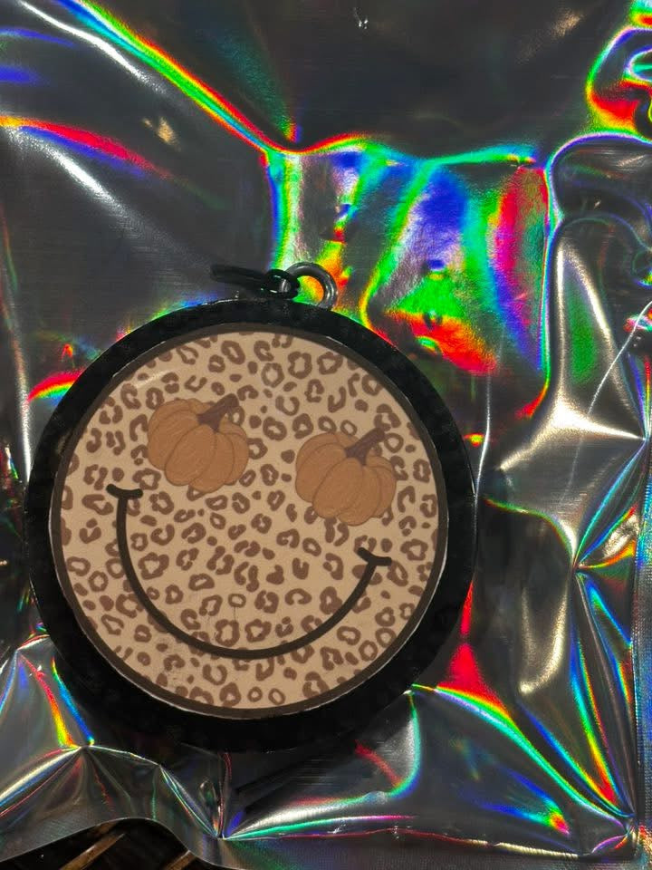 Pumpkin Smiley Car Freshie-Butt Naked