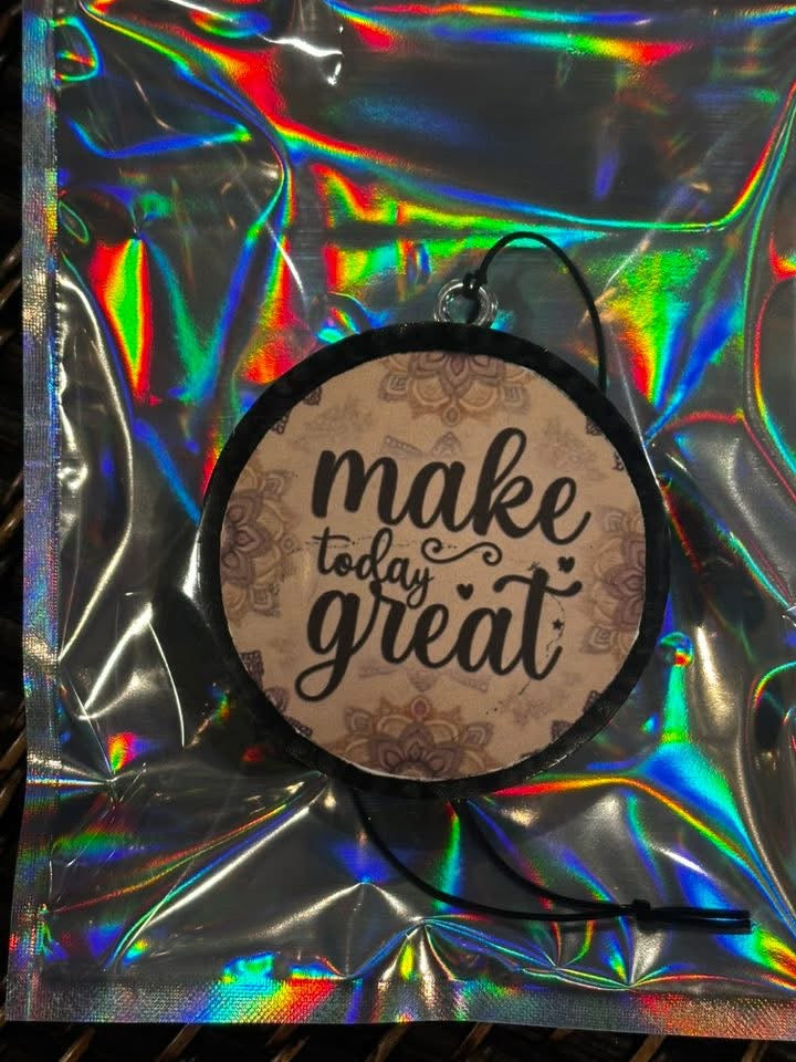 Make Today Great Car Freshie-Butt Naked