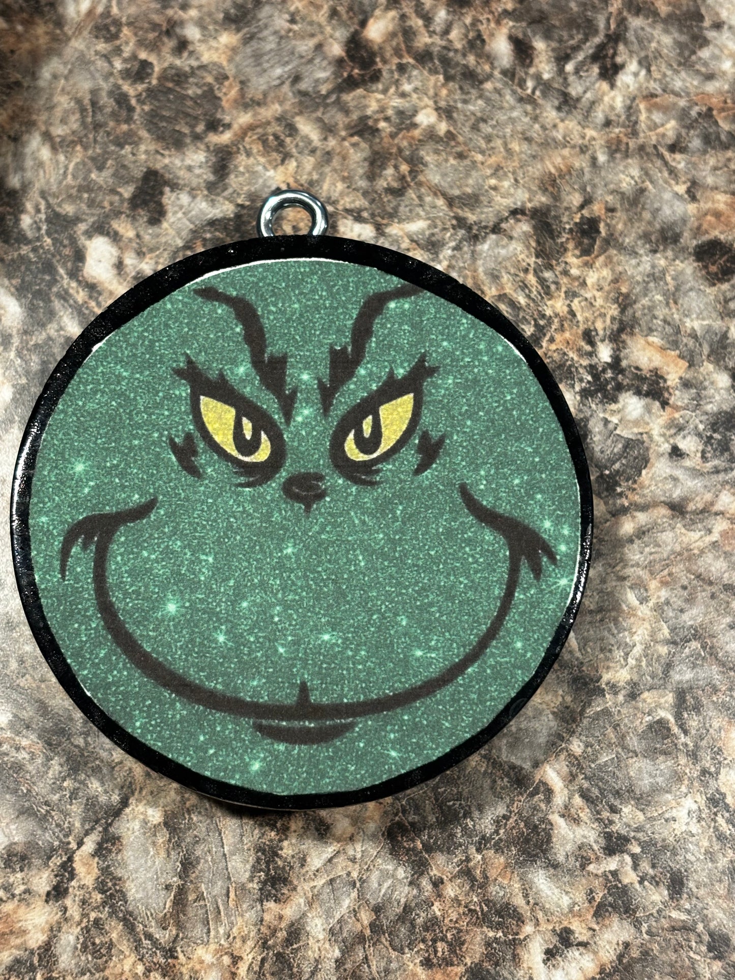 Grinch Face Car Freshie-Creme Brûlée