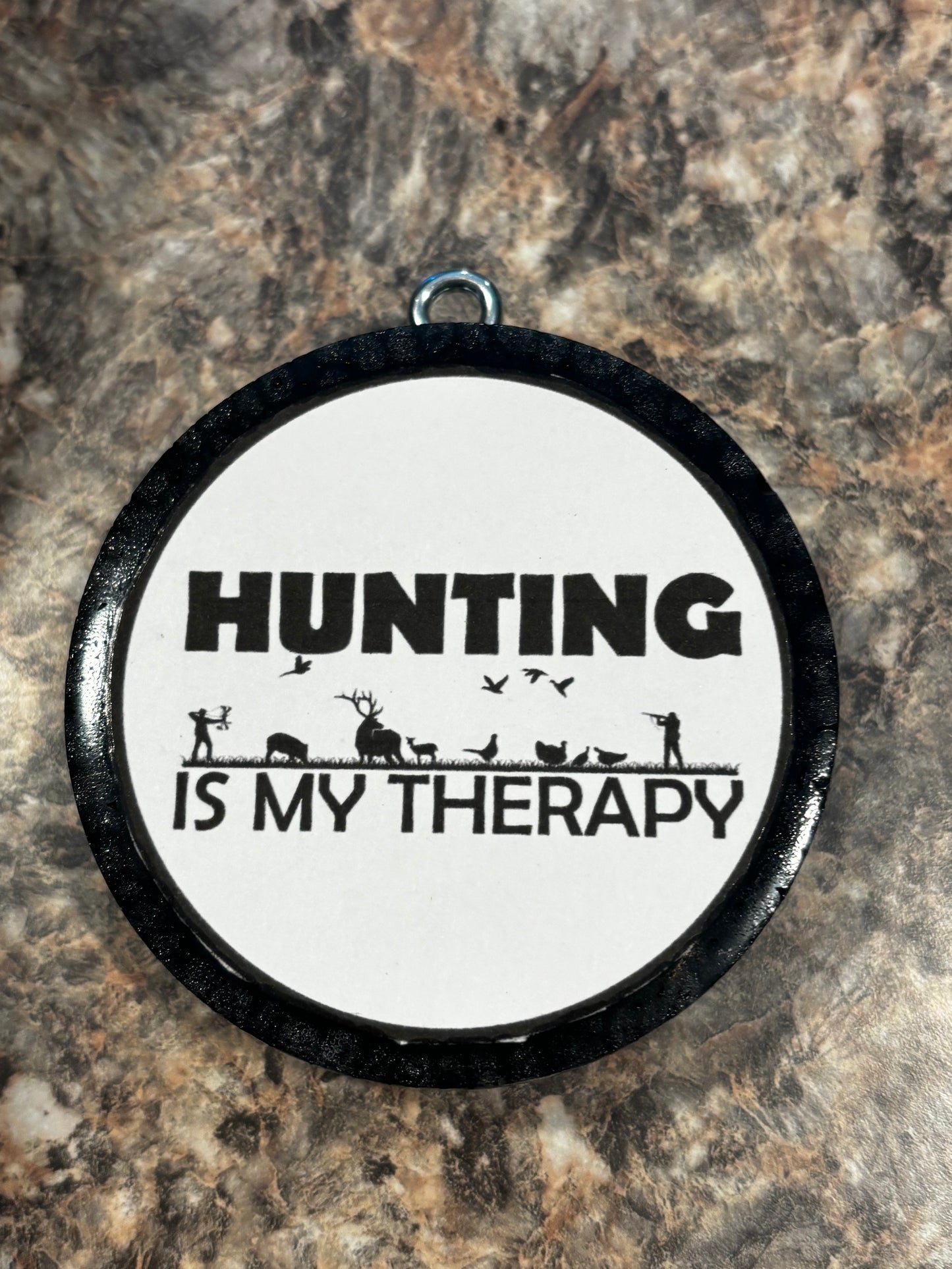 Hunting Is My Therapy Car Freshie-Tree Farm
