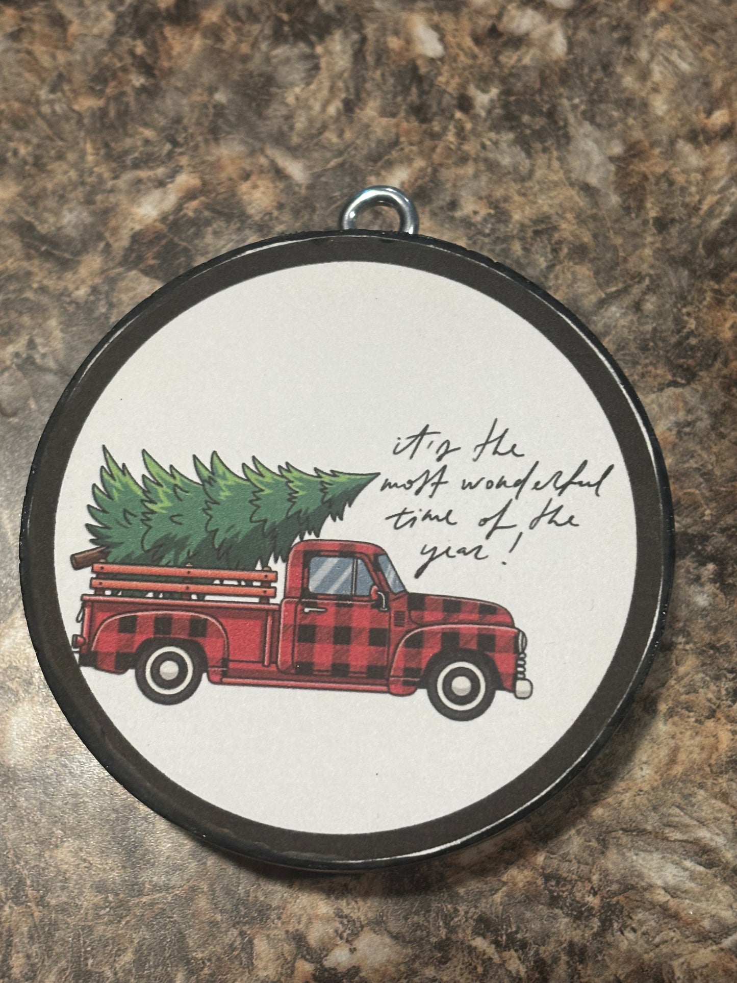 Christmas Tree Truck Car Freshie-Cinnamon