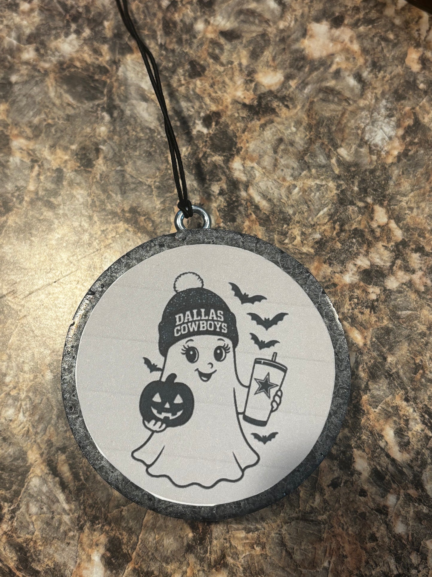 Cowboys Ghost Car Freshie-Coconut Pumpkin Latte