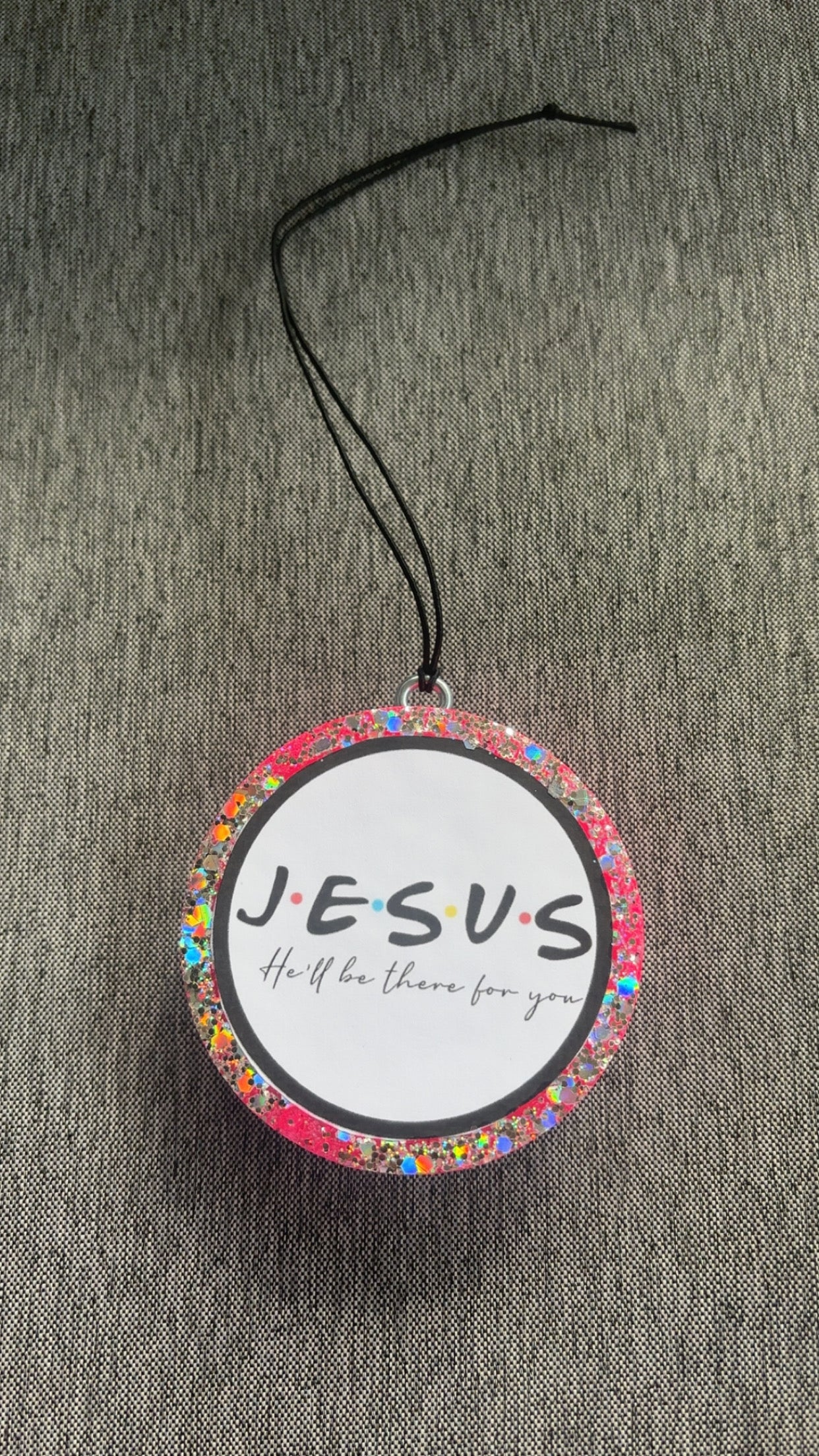 Jesus He’ll Be There For You Car Freshie-Coconut Lime Verbena