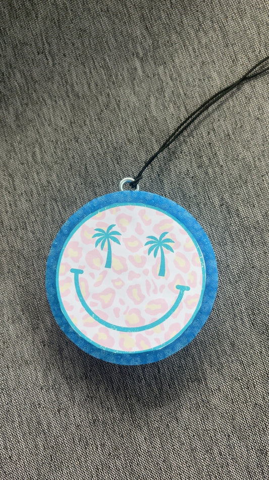 Smiley Face Freshie-Black Ice