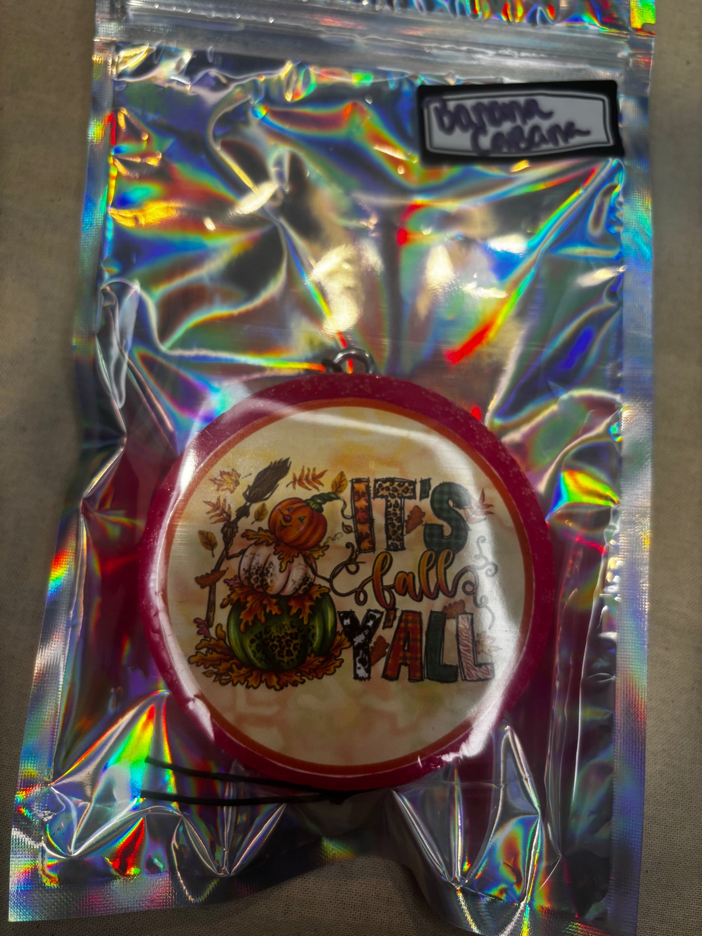 It’s Fall Y’all Car Freshie-Banana Cabana