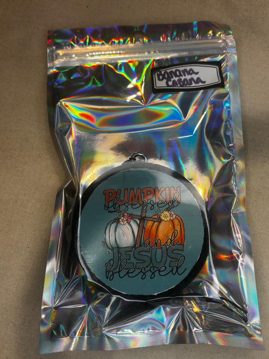 Pumpkin Obsessed Car Freshie-Banana Cabana