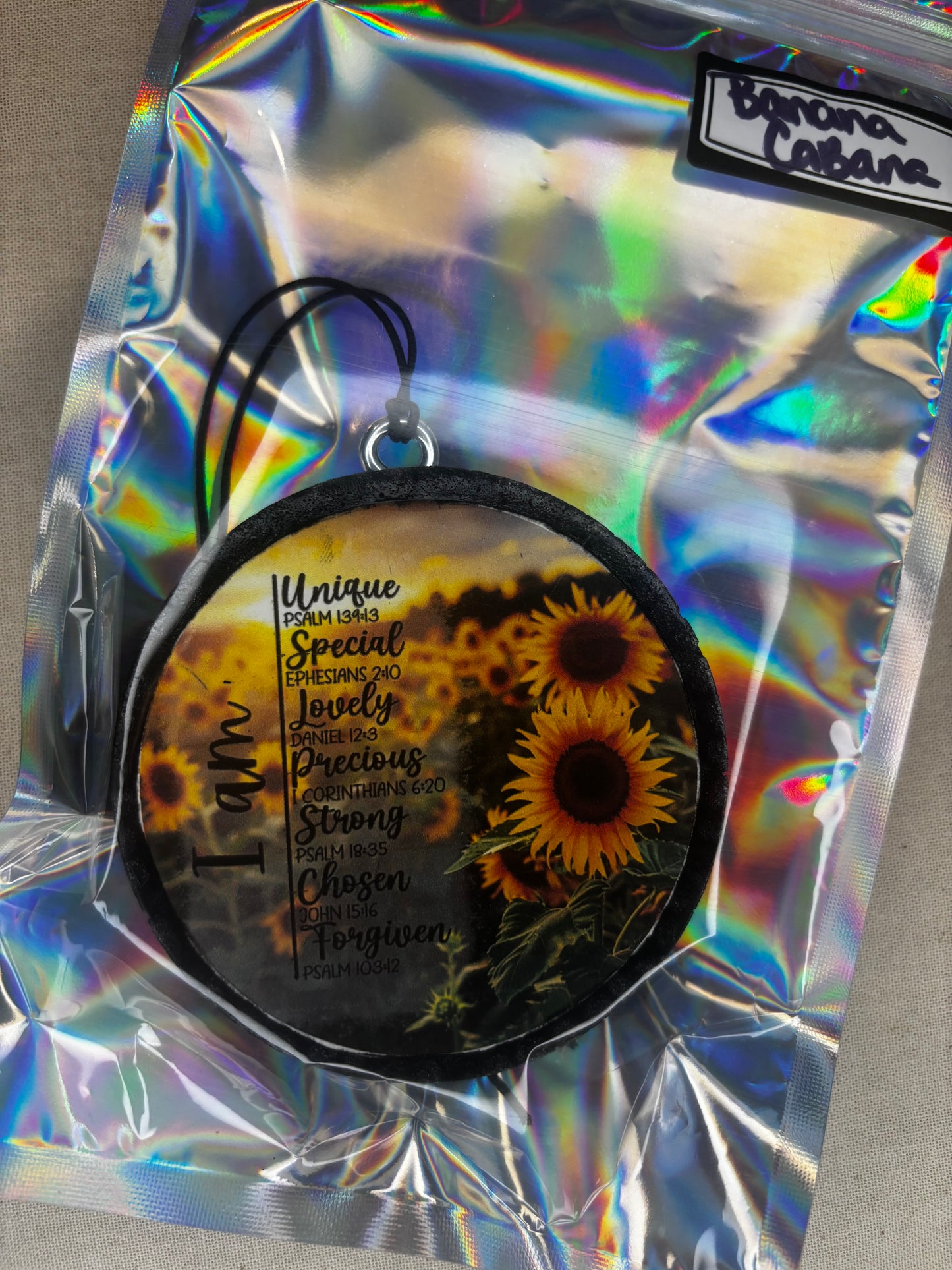 I AM Car Freshie-Banana Cabana