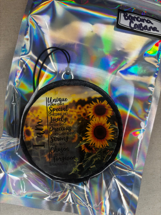 I AM Car Freshie-Banana Cabana