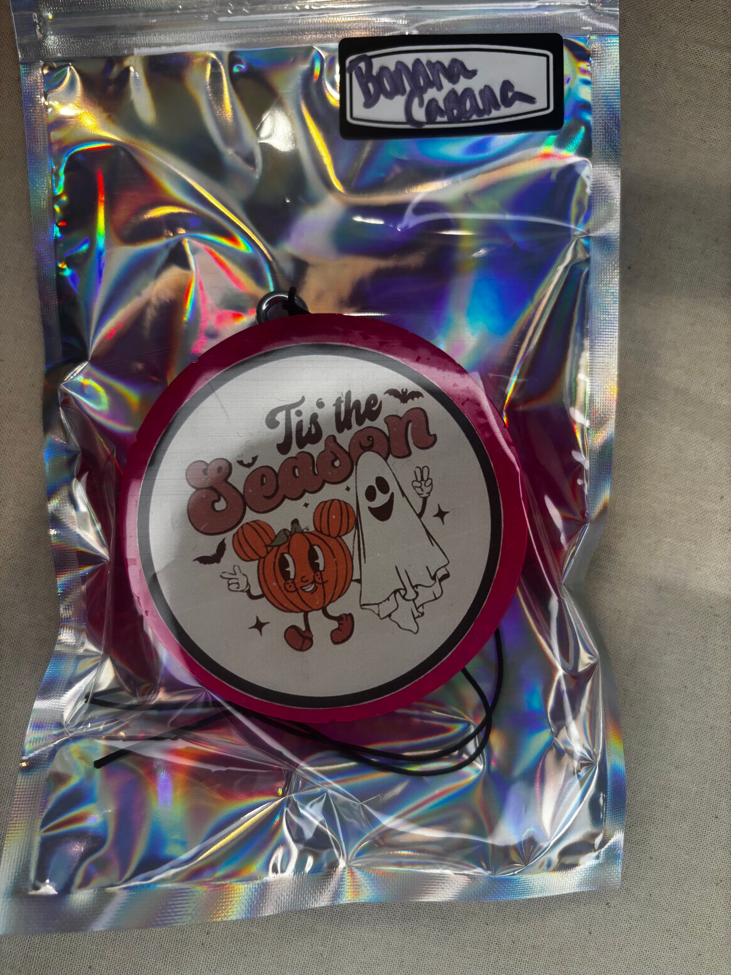 Tis’ The Season Pumpkin/Ghost Car Freshie-Banana Cabana