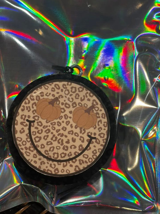 Pumpkin Smiley Car Freshie-Butt Naked