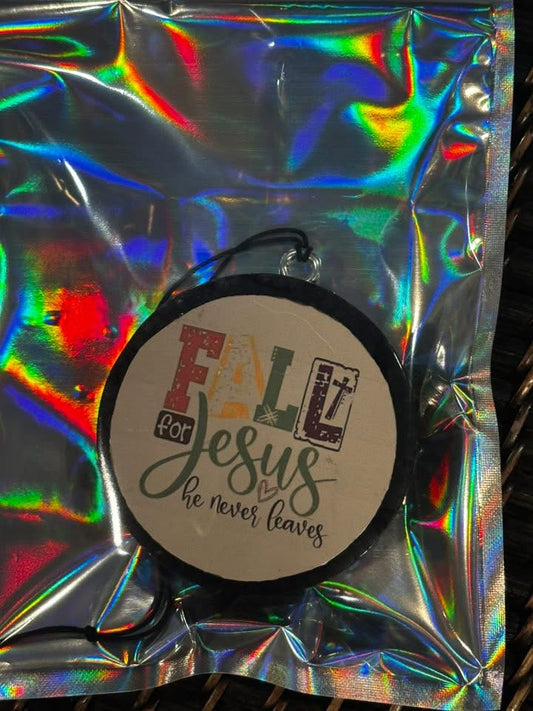 Fall For Jesus Car Freshie-Butt Naked