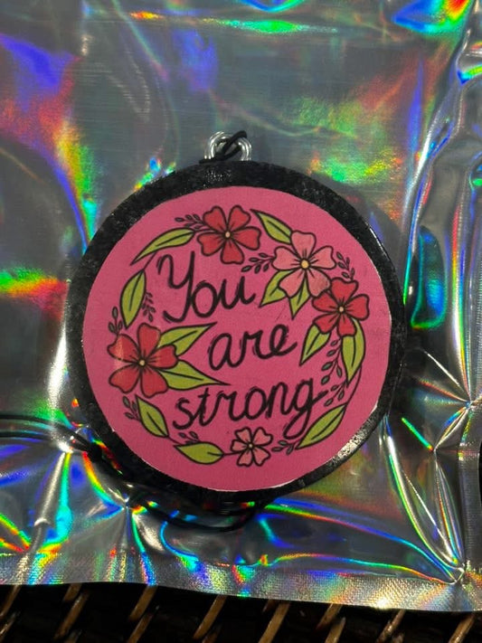 You Are Strong Car Freshie-Butt Naked