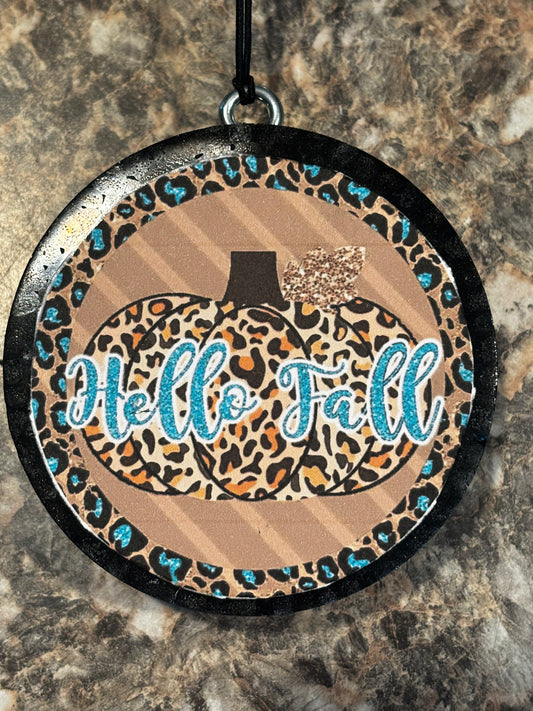 Hello Fall Car Freshie-Pumpkin Pecan Waffles