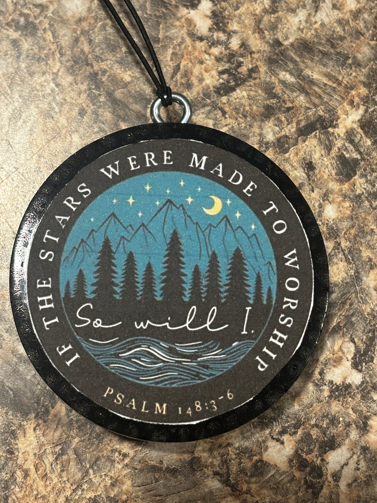 So Will I Car Freshie-Black Raspberry Vanilla