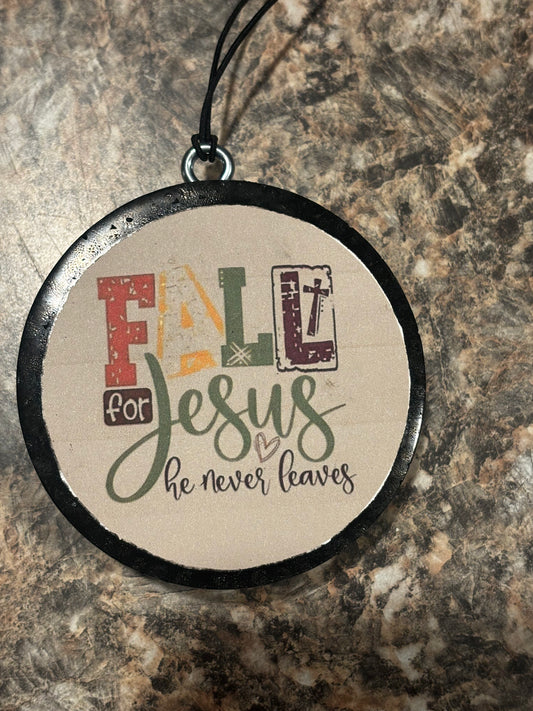 Fall For Jesus Car Freshie-Black Raspberry Vanilla