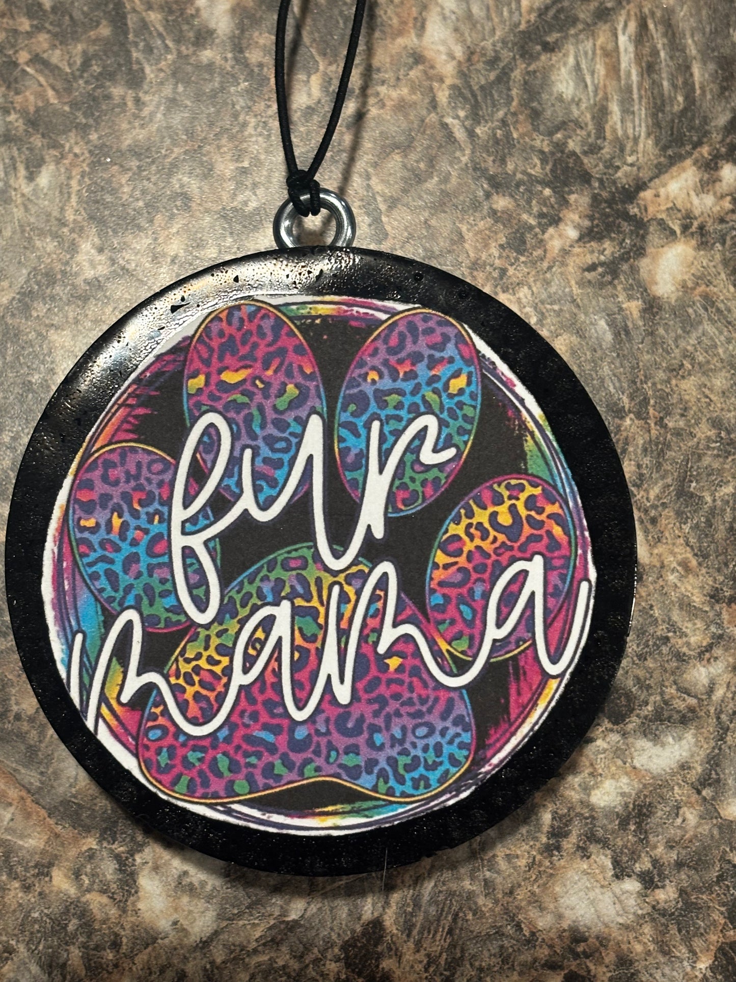 Fur Mama Car Freshie-Black Coconut