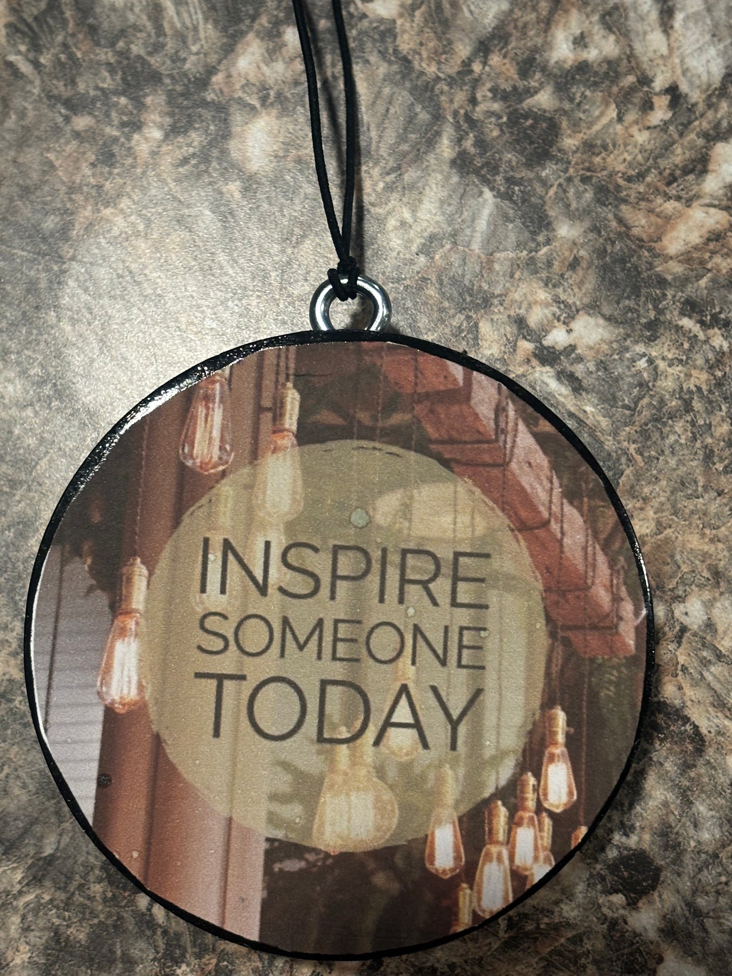 Inspire Someone Today Car Freshie-Black Coconut