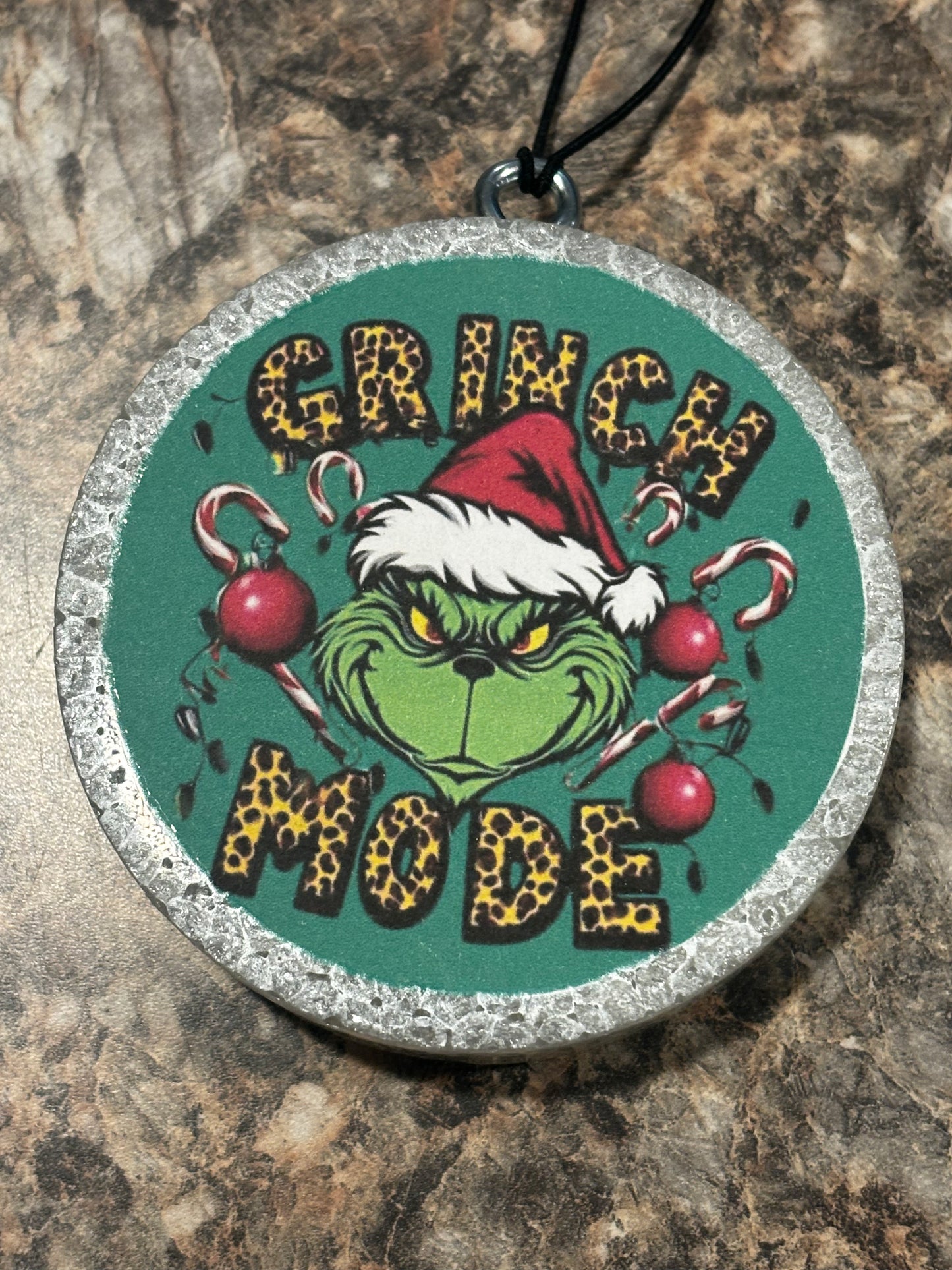 Grinch Mode Car Freshie-Vanilla Bean Noel