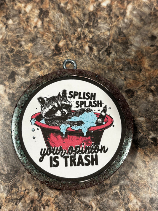 Opinion is Trash Car Freshie-Coconut Lime