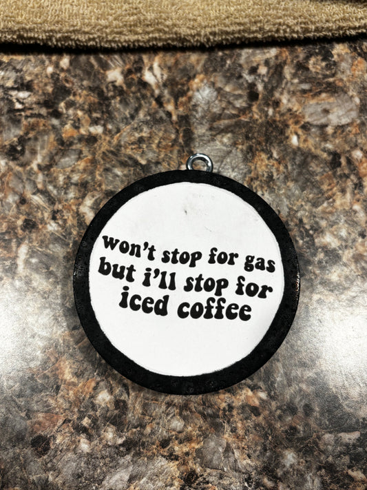 Iced Coffee Car Freshie-Black Raspberry Vanilla