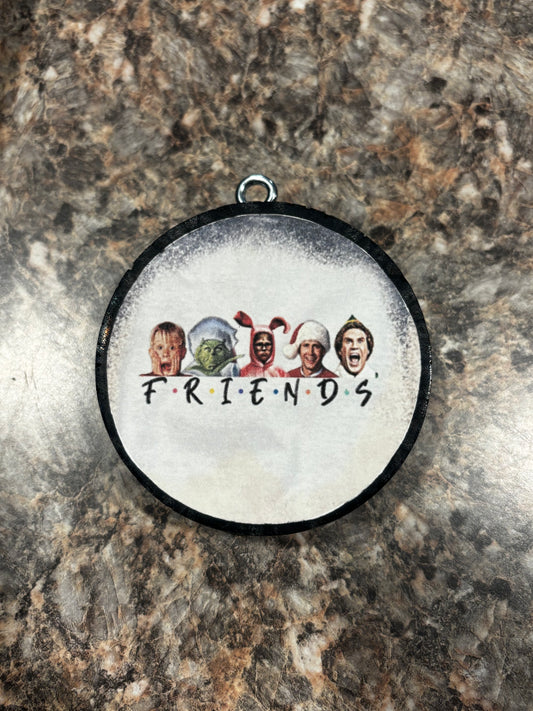 FRIENDS Christmas Car Freshie-Black Raspberry Vanilla