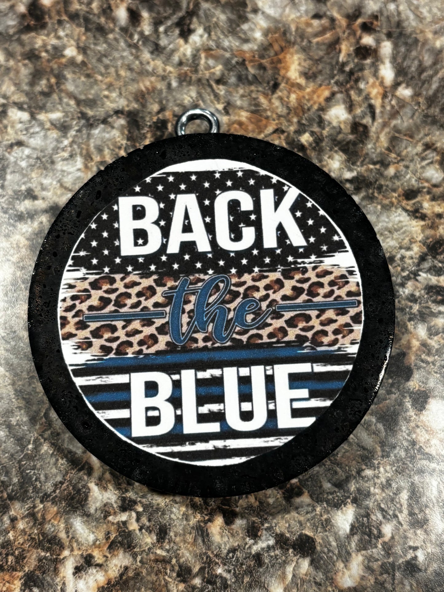 Back the Blue Car Freshie-Black Raspberry Vanilla