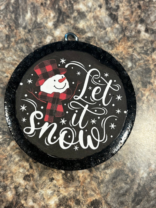 Let it Snow Car Freshie-Tree Farm