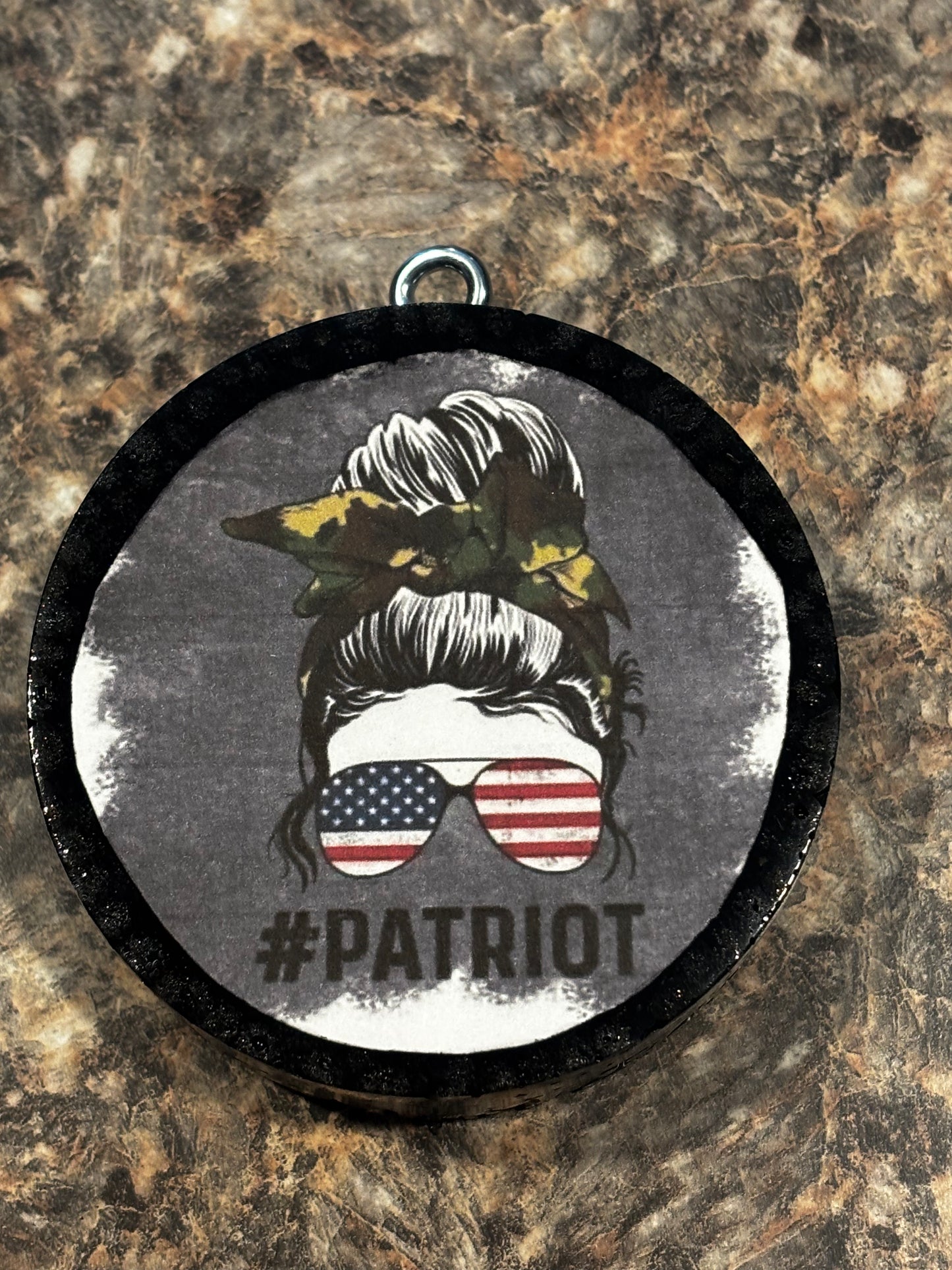 Patriot Woman Car Freshie-Pumpkin Peanut Brittle