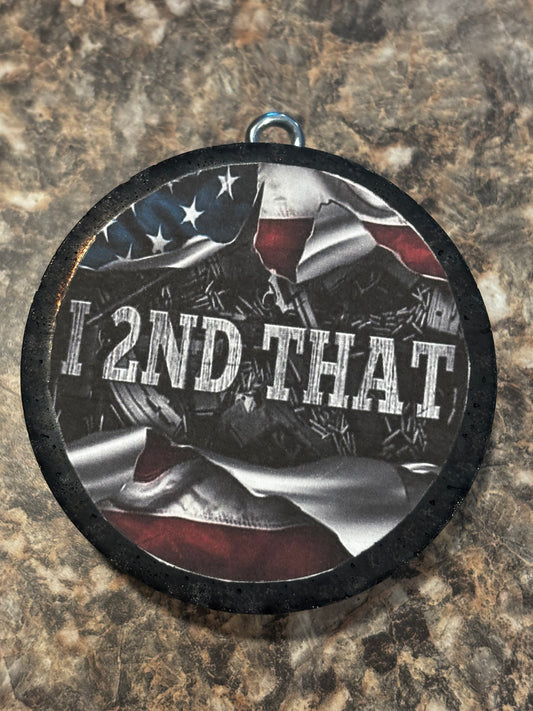 I 2nd That Car Freshie-Cherry Leather